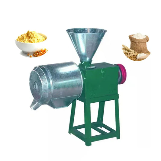 Home Use Small Scale Wheat Corn Beans Grain Cereal Rice Maize Sorghum Flour Mill Machine - 5V6TJ